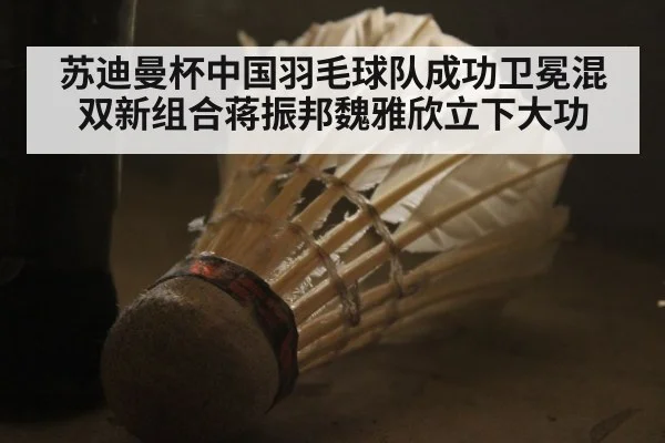 苏迪曼杯中国羽毛球队成功卫冕混双新组合蒋振邦魏雅欣立下大功